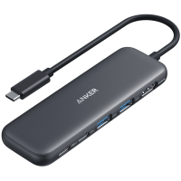 USB-Хаб ANKER 332 USB-C Hub 5-in-1, PD in 100W, 4K HDMI, 2xUSB-A, USB-C 5Gbps