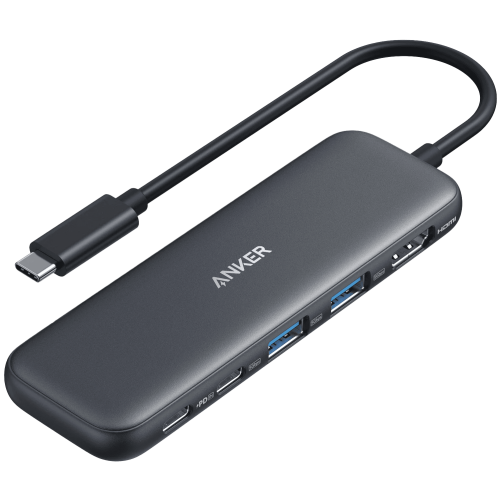 USB-Хаб ANKER 332 USB-C Hub 5-in-1, PD in 100W, 4K HDMI, 2xUSB-A, USB-C 5Gbps