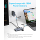 USB-C хаб Anker 7-in-1 з 2×HDMI, 4×USB-A та PD 100W