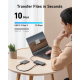 USB-C хаб Anker PowerExpand 8-in-1 з HDMI 4K, LAN, PD 100W та USB 10Gbps (Чорний)