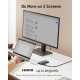 USB-C хаб Anker PowerExpand 8-in-1 з HDMI 4K, LAN, PD 100W та USB 10Gbps (Чорний)