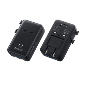 Мережевий перехідник Anker Nano Travel Adapter 5-Port Universal Charger (20W, 200+ Countries)