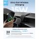 Магнітний автотримач Anker Nano з бездротовою зарядкою Qi2 15W, поворот 360°