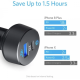 Автомобільний зарядний пристрій Anker 323 PowerDrive 52.5W, 1×USB-C + 1×USB-A, PIQ 3.0 (Black)