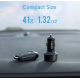 Автомобільний зарядний пристрій Anker 323 PowerDrive 52.5W, 1×USB-C + 1×USB-A, PIQ 3.0 (Black)