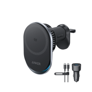 Магнітний автотримач із бездротовою зарядкою Anker Prime MagGo AirCool Qi2 25W Wireless Car Charger