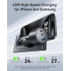 Зарядний пристрій Anker USB-C Fast Car 3-Port Charger 167.5W з кабелем Type-C
