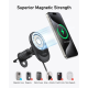 Магнітний автотримач із бездротовою зарядкою Anker MagSafe Wireless Car Charger MagGo 15W Qi2 Charger, 360° Adjustable
