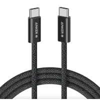 Кабель Anker Zolo 240W USB-C to USB-C Cable 1.5м Black/Silver