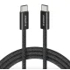 Кабель Anker Zolo 240W USB-C to USB-C Cable 1.5м Black/Silver