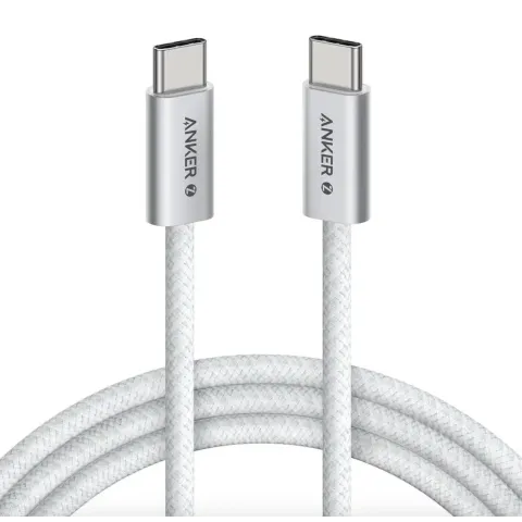 Кабель Anker Zolo 240W USB-C to USB-C Cable 1.5м Black/Silver