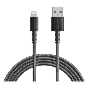 Кабель ANKER PowerLine Select+ Lightning Cable MFi 1.8m (USB-A to Lightning, Durable, Black)