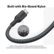 Кабель Anker 544 USB-C 240W Black з біо-нейлоном і Power Delivery 3.1