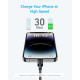 Кабель ANKER 322 USB-C to Lightning Cable MFi 1.8m Nylon (Fast Charging, PD, Black)