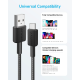 Кабель ANKER 322 USB-A to USB-C Nylon 1.8m (Black)