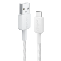 Кабель ANKER 322 USB-A to USB-C Nylon 0.9m / 1.8m (White)