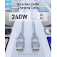 Кабель Anker Nano USB-C Cable 240W 1,8м