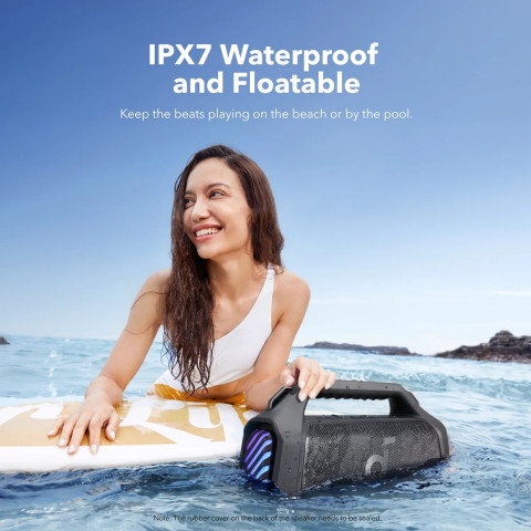 Портативна колонка ANKER Soundcore Boom 2 Plus Black 140W з BassUp 2.0 та IPX7