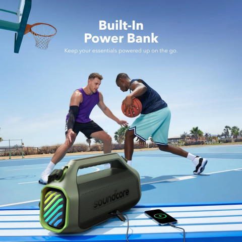 Портативна колонка ANKER Soundcore Boom 2 Plus Green 140W з BassUp 2.0 та IPX7