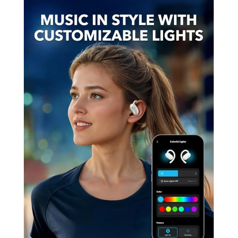 Навушники Anker Soundcore V20i Open-Ear TWS Bluetooth 5.4 з LED-підсвіткою та BassUp