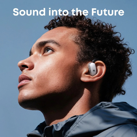 Бездротові open-ear навушники ANKER Soundcore V40i з регульованими дужками, 16×13 мм драйверами та Bluetooth 5.4