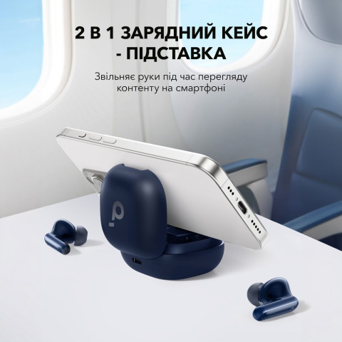 Навушники ANKER Soundcore P40i TWS з ANC, Bluetooth 5.3 та кейсом-підставкою