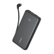 Павербанк Anker Zolo 10000mAh 22.5W з вбудованим USB-C кабелем та LED-індикатором, Black