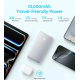 Павербанк Anker Zolo 10000mAh 22.5W з вбудованим USB-C кабелем та LED-індикатором, Black