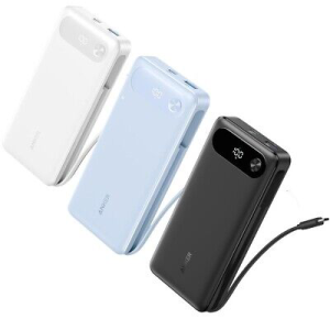 Повербанк Anker 20,000mAh з вбудованим USB-C кабелем 87W