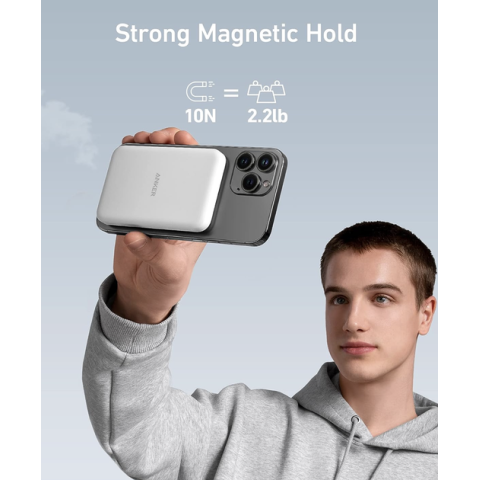 Магнітна батарея Anker 621 MagGo 5000mAh з MagSafe та USB-C