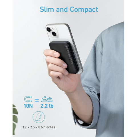 Магнітний павербанк Anker MagSafe 12 W MagGo 321 Magnetic Power Bank 5000 mAh
