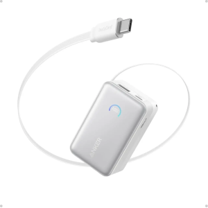 Anker Nano Power Bank 10000mAh 45W із висувним кабелем