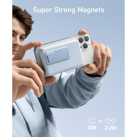 Магнітна батарея з підставкою Anker 633 MagGo 10000mAh 20W USB-C Power Delivery MagSafe