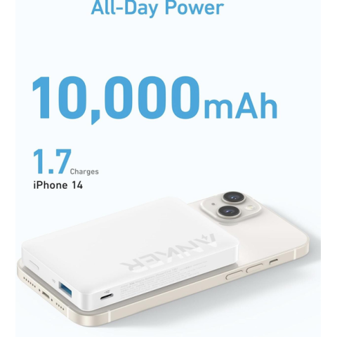 Магнітний павербанк Anker 334 MagGo 10000mAh
