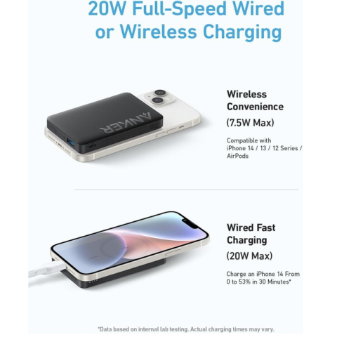 Магнітний павербанк Anker 334 MagGo 10000mAh