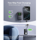 Повербанк Anker MagGo Power Bank 10 000mAh 35W для iPhone та Apple Watch з вбудованим USB-C кабелем