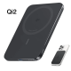 Магнітний павербанк Anker Nano Qi2 Ultra-Slim 5000mAh 15W MagSafe для iPhone 12–17 / iPhone Air
