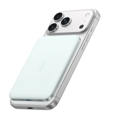 Магнітний павербанк Anker Nano Qi2 Ultra-Slim 5000mAh 15W MagSafe для iPhone 12–17 / iPhone Air
