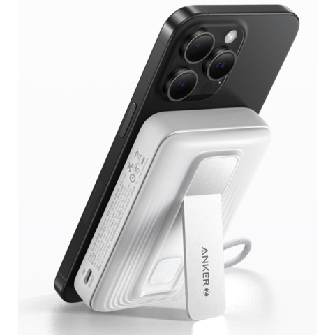 Магнітний повербанк Anker Zolo 10,000mAh з підставкою та швидкою зарядкою 30W