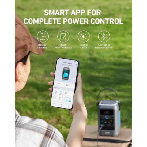 Anker SOLIX C300 DC 288Wh 300W LiFePO₄ портативна електростанція