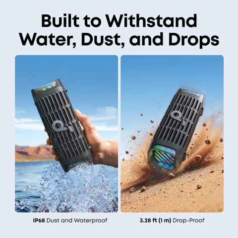 Портативна акустика ANKER SoundCore Boom 3i, чорний