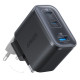 Зарядний пристрій ANKER Charger 70W (2xUSB-C PD + USB-A, Black)
