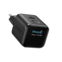 Мережевий зарядний пристрій Anker Nano Smart Display 45W USB-C PD із LED-дисплеєм Black