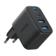 Мережевий зарядний пристрій Anker Zolo 50W 4-Port (2×USB-C + 2×USB-A) — Black