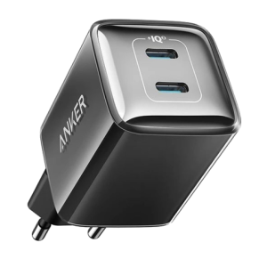 Зарядний пристрій Anker PowerPort 521 Nano Pro 40W 2xUSB-C GaN PIQ 3.0 Black