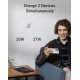Зарядний пристрій ANKER Nano 3 (3rd Gen) Charger 47W (2xUSB-C, ActiveShield 2.0)