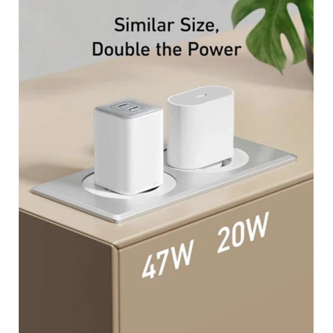 Зарядний пристрій ANKER Nano 3 (3rd Gen) Charger 47W (2xUSB-C, ActiveShield 2.0)