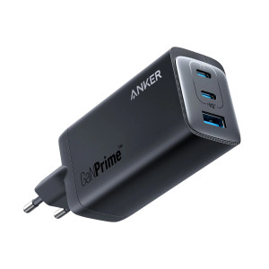 Зарядний пристрій ANKER 737 CHARGER (GaNPrime™ 120W) 2C+A EU, Black 