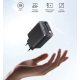 Мережевий зарядний пристрій Anker Nano USB-C 35W Compact Dual-Port Charger with InstaCord Black/White