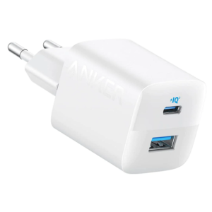 Зарядний пристрій Anker PowerPort 323 33W Dual-Port USB-C Charger (PD + PPS, USB-A, White)